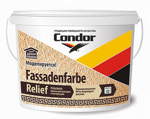Купить Краска акриловая фасадная Fassadenfarbe-Relief 7,5кг Condor