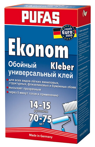 Купить Клей обойный универсальный PUFAS EURO 3000 Ekonom 500г                                              