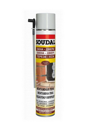 Купить Пена монтажная "Soudal" ОКНА/ДВЕРИ, 600 мл