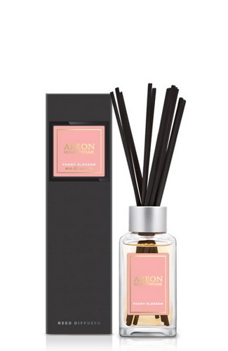 Купить Ароматизатор воздуха AREON HOME PERFUME STICKS 85ml Peony Blossom BlackLine