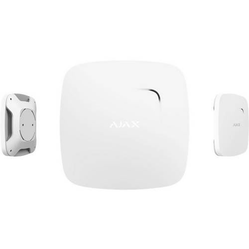 Купить Датчик дыма с температурным сенсором Ajax FireProtect белый