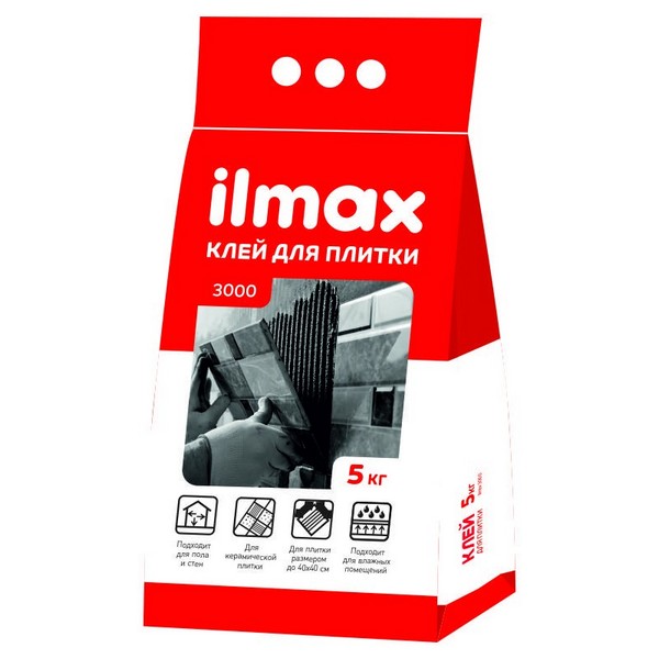 Купить Клей для плитки Ilmax 3000  5кг                                                                     