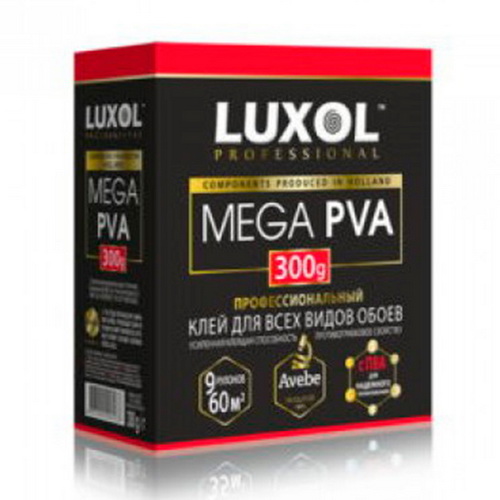 Купить Клей обойный "LUXOL MEGA PVA" (Professional) 300г