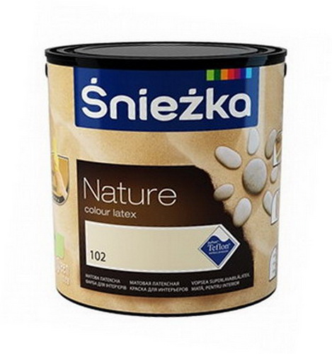 Купить Краска акриловая SNIEZKA Nature 143T песчаные замки 2,5л