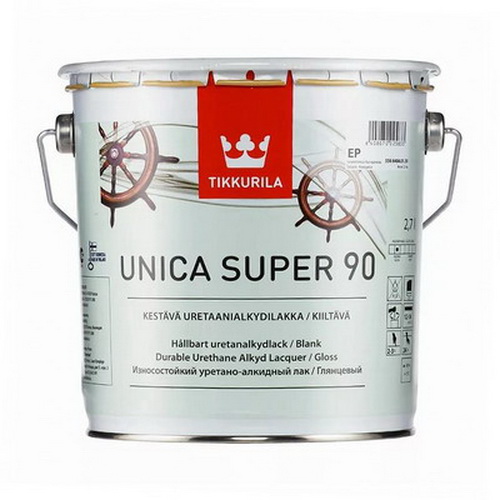 Купить Лак алкидный Unica Super глянцевый 2,7 л Tikkurila