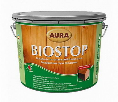 Купить Грунт биозащитный для дерева Aura Biostop 2,7л Eskaro