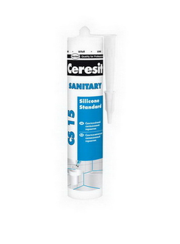 Купить Герметик силиконовый санитарный Ceresit CS 15 белый 280 мл                                          