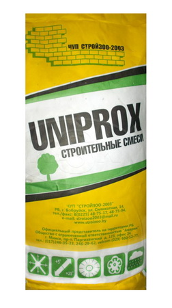 Купить Состав кладочный цементно песочнный Uniprox 25кг                                                    