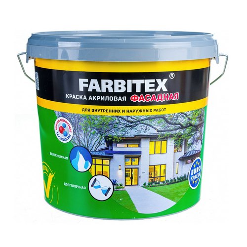 Купить Краска акриловая фасадная 13.0 кг FARBITEX                                                          