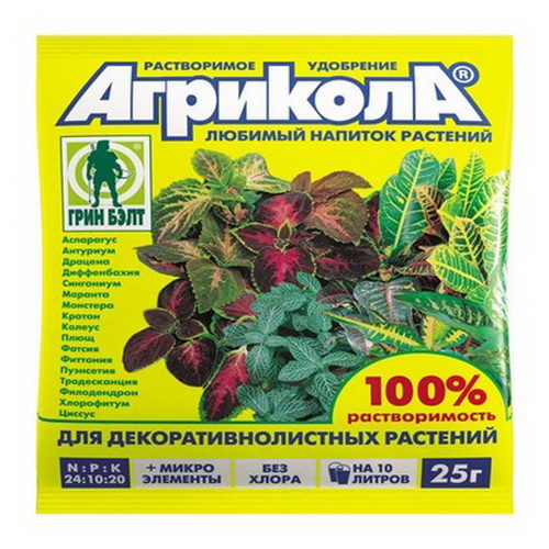 Купить Агрикола для декоративных растений (пакет 25гр), .Россия, 4601826001187                             