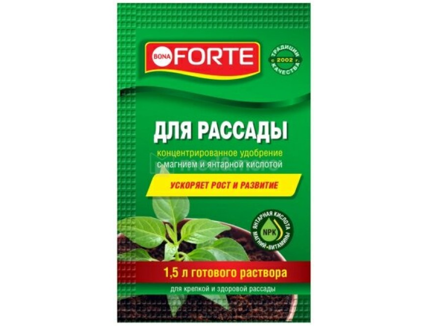 Купить Bona Forte Красота жидкое минеральное удобрение для рассады                                         