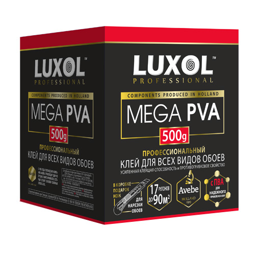 Купить Клей обойный "LUXOL MEGA PVA" (Professional) 500г