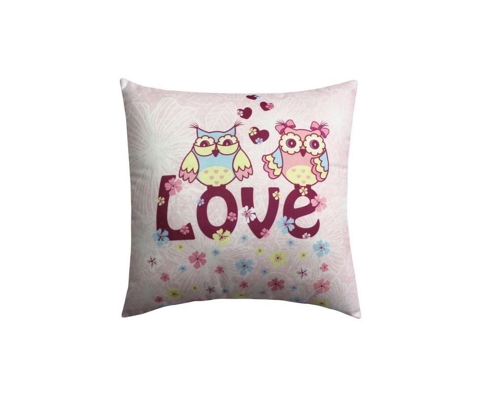 Купить Подушка декоративная MATEX FANTASY РОЗОВЫЕ СОВЫ 33x33                                               