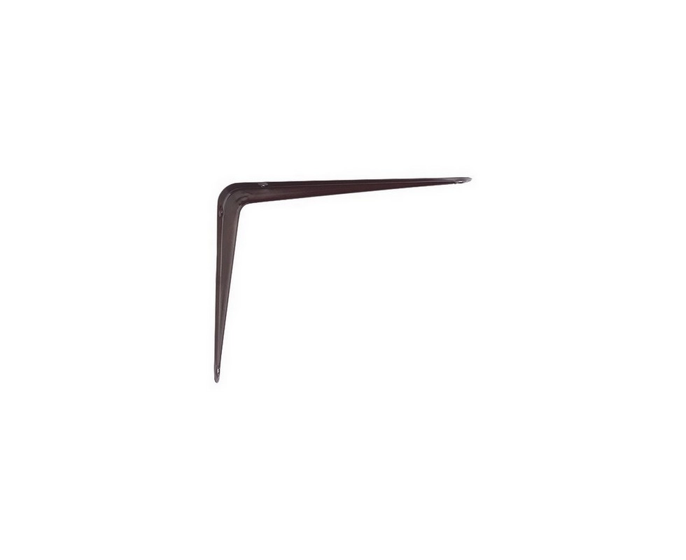 Купить Кронштейн угловой с ребром 200х250мм коричневый                                                     