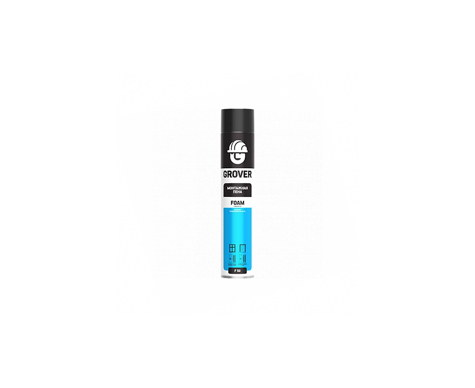 Купить Пена монтажная Grover F50 баллон 750мл Grover                                                       