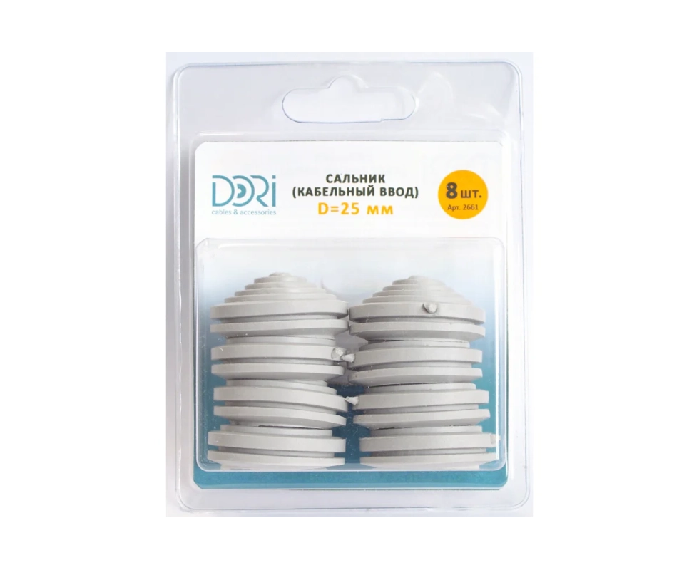 Купить Сальник d25 мм D отверстия бокса 28мм 8шт 2861 DORI                                                 
