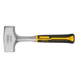 Купить Кувалда 2кг цельнометаллическая двухкомпонентнаярукоятка Denzel                                    