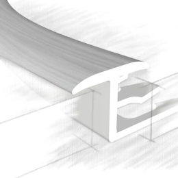 Купить Порог алюминиевый  314 616М дуб ваниль 2,7м                                                         