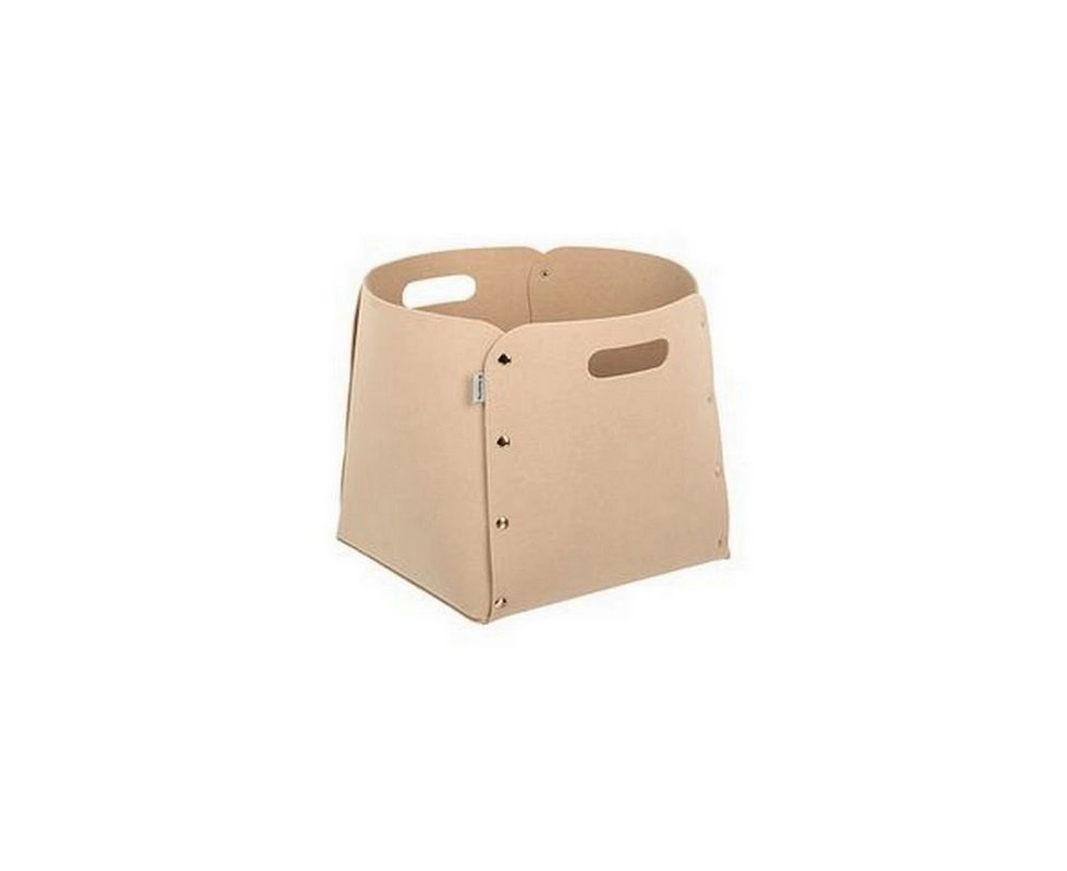 Купить Корзина для хранения из фетра 30х30х30см  27литров бежевая                                          