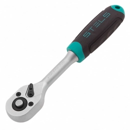 Купить Ключ-трещотка 1/4'' 72 зуба с быстрым сбросом Stels 14025                                            