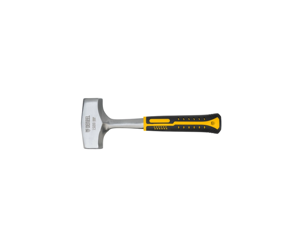 Купить Кувалда 1,5кг цельнометаллическая двухкомпонентная рукоятка Denzel                                