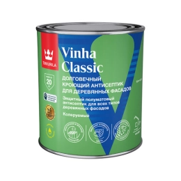 Купить Антисептик деревозащитный Vinha CLASSIC кроющий VC 0,9 л Tikkurila                                  