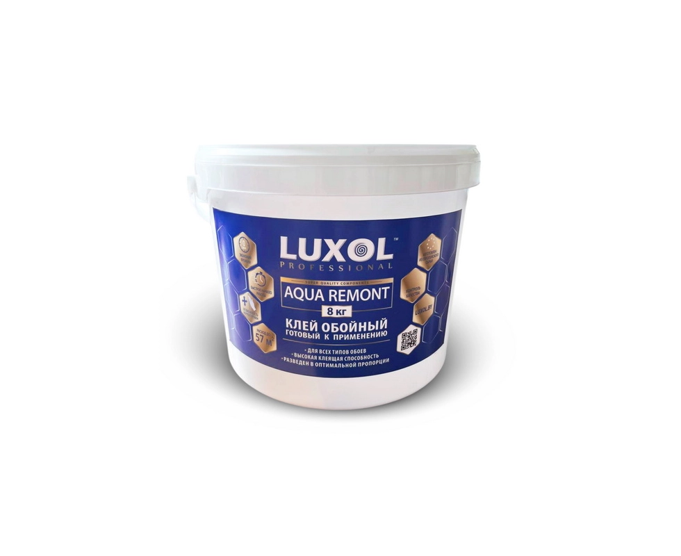 Купить Клей обойный LUXOL AQUA REMONT для всех видов обоев 4 кг                                            