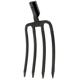 Купить Вилы 4х рогие огородные 180х280мм кованые без черенка 638212                                        