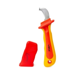 Купить Нож монтерский диэлектрический с пяткой 1000B VDE RAGE by VIRA                                      