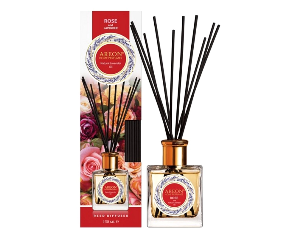 Купить Ароматизатор воздуха Areon Home Perfume Sticks Nature Oil 150мл Rose&Lavender Oil                   