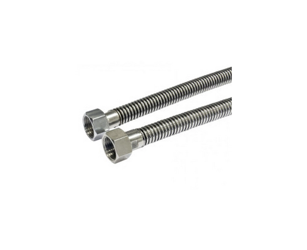 Купить Шланг гибкий гофрированный 3/4 '' 2 м гайка-гайка  ZURFLEX 0.005-A-DN16                              