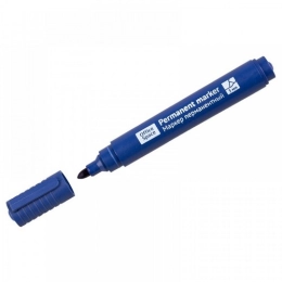 Купить Маркер перманентный OfficeSpace 8004А синий 265703 пулевидный 3мм                                   