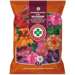 Купить Грунт для бегоний СКОРАЯ ПОМОЩЬ 2,5л                                                                