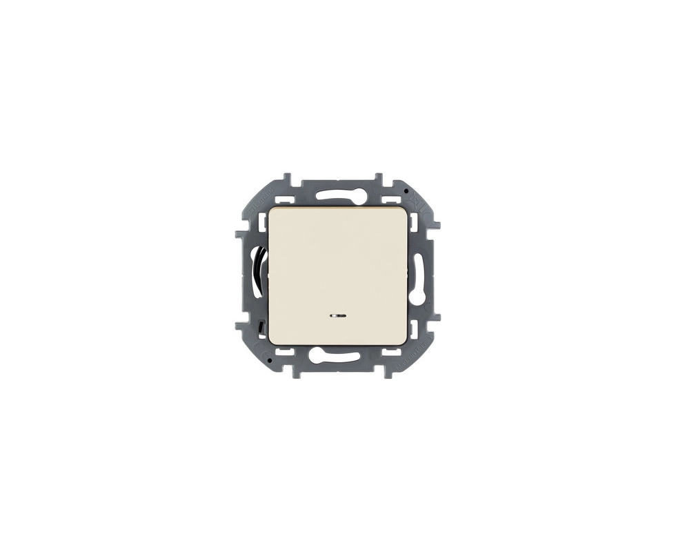 Купить Выключатель с подсветкой слоновая кость Inspiria 673611                                             