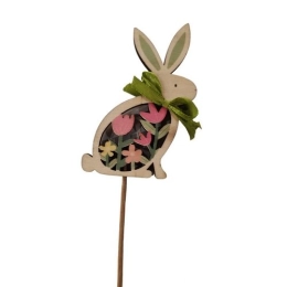 Купить Стикер на палочке ''Кролик с цветами'' 93185241                                                       