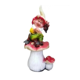 Купить Фигура садовая гном на грибе                                                                        