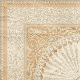 Купить Декор Берёзакерамика Агат Д-1 G палевый 418*418 мм                                                  