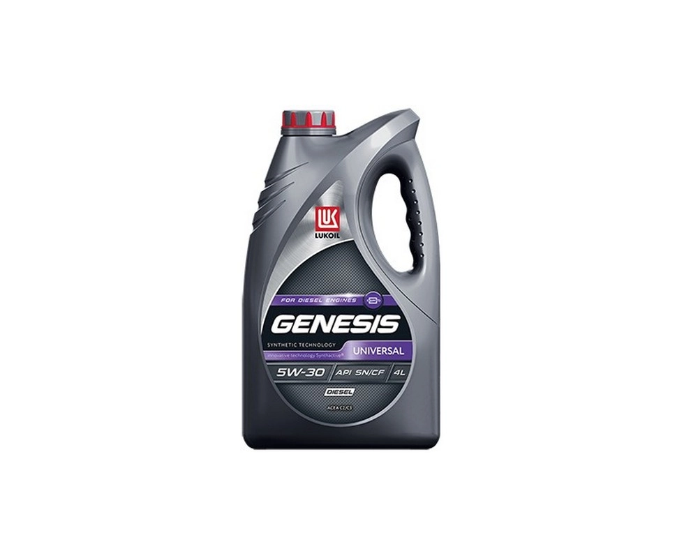Купить Масло моторное получинтетическое Лукойл GENESIS UNIVERSAL DIESEL SAE 5w-30 4л                        Купить Масло моторное получинтетическое Лукойл GENESIS UNIVERSAL DIESEL SAE 5w-30 4л