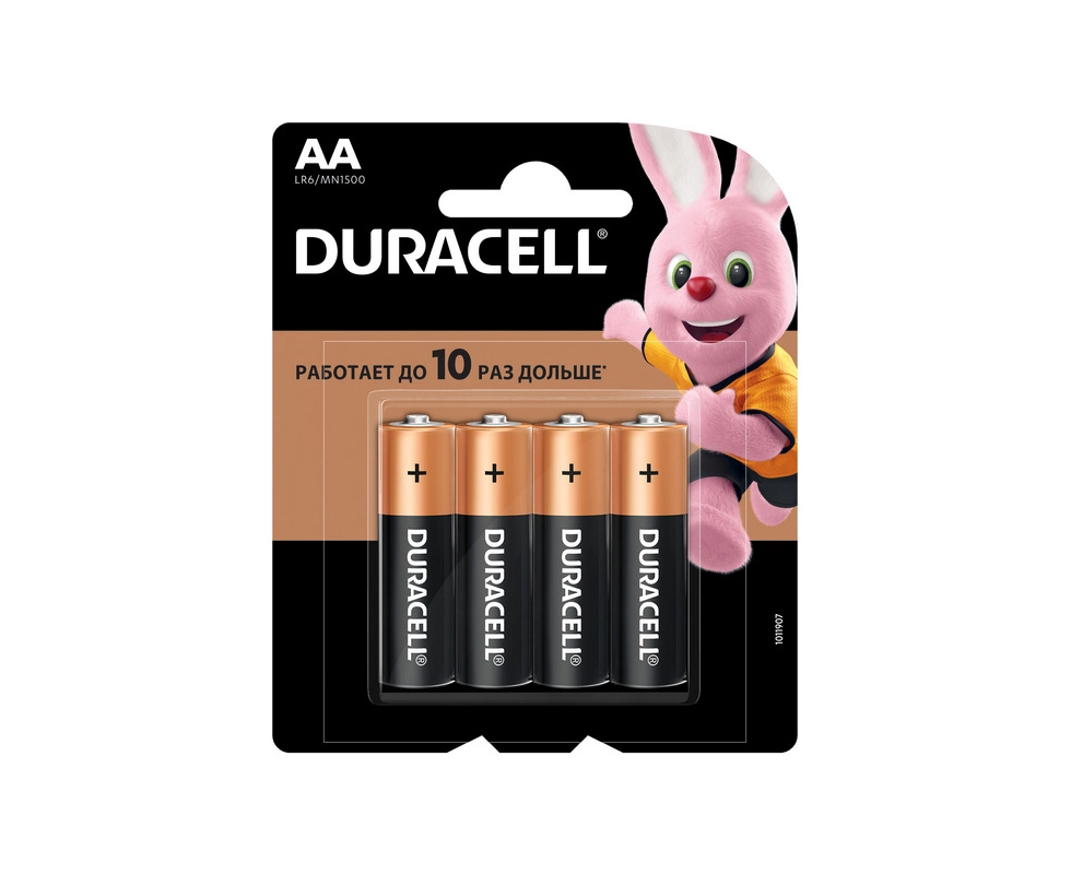 Купить Элемент питания DURACELL LR6/MN 1500 4BP CN                                                          Купить Элемент питания DURACELL LR6/MN 1500 4BP CN