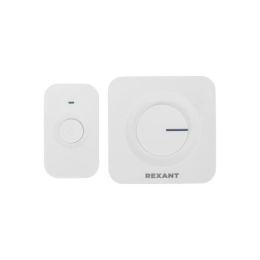 Купить Звонок дверной беспроводной 52 мелодии IP56 белый REXANT 73-0018                                    