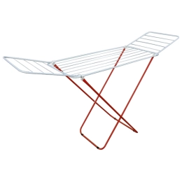 Купить Сушилка для белья напольная Bona бело-красная 18м Perfecto Linea                                    