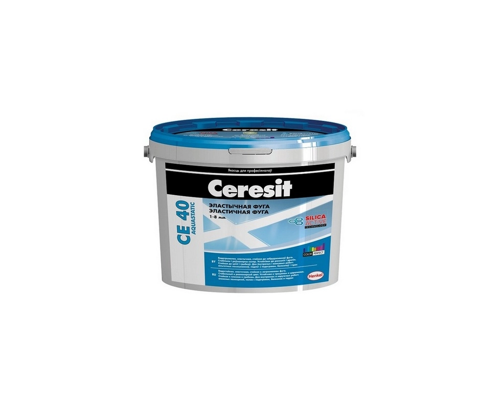 Купить Фуга влагостойкая Ceresit СЕ 40 10 манхетен 2кг                                                    