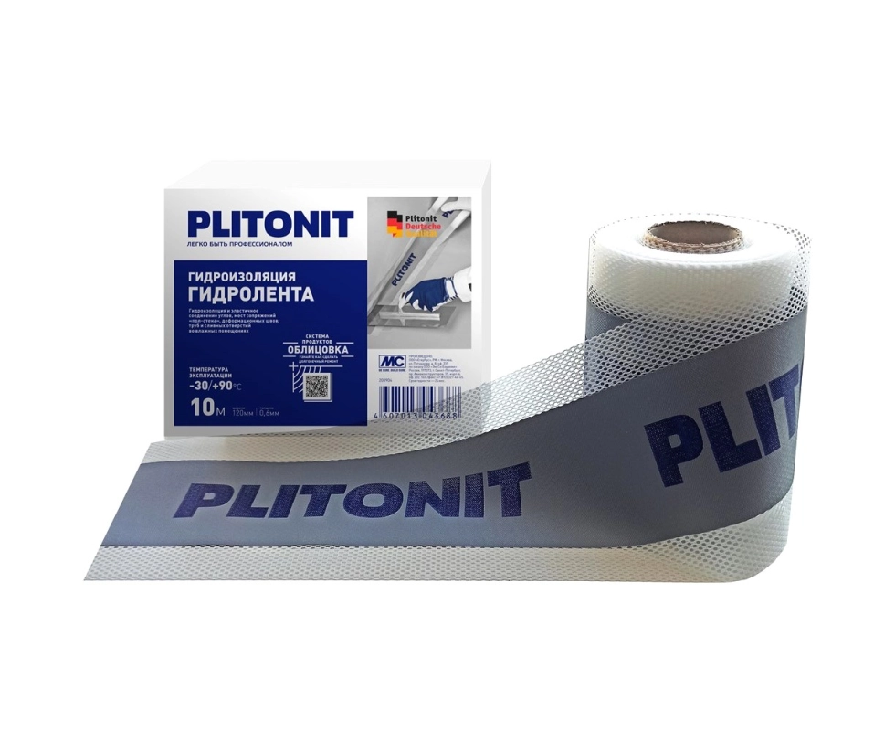 Купить Лента гидроизоляционная Plitonit ГидроЛента-10                                                      