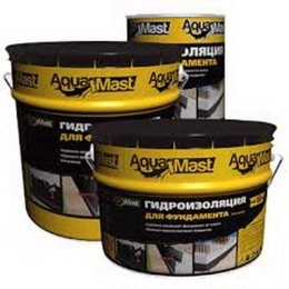 Купить Мастика для фундамента битумная холодная  AquaMast 10 кг                                            