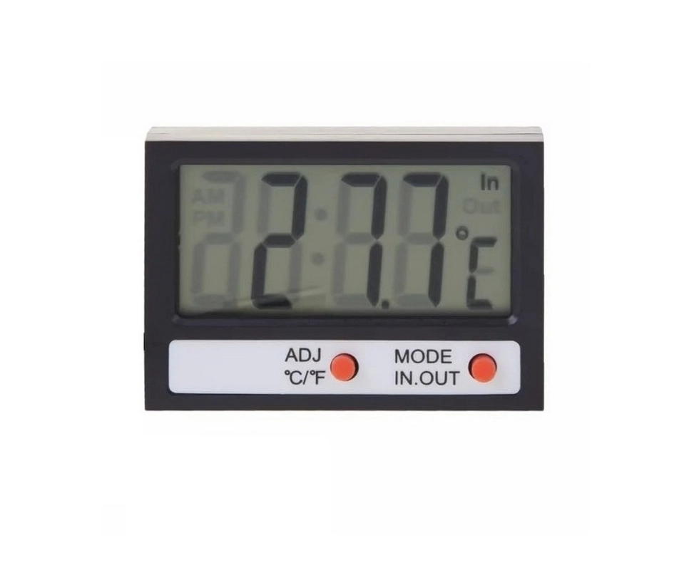 Купить Термометр электронный комнатно уличный с часами Rexant 70-0505                                      