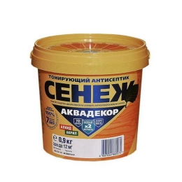 Купить Антисептик деревозащитный Аквадекор тонирующий Х2-104 лиственница 0,9кг Сенеж                       