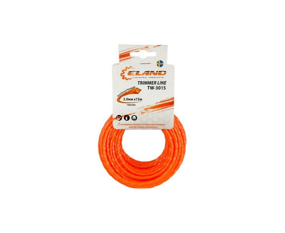 Купить Леска для триммера 3,0ммх15м витой ELAND TW-3015                                                    