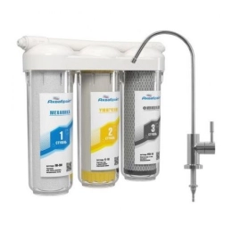 Купить Абф-Триа-Антижелезо Трёхступенчатая система очистки воды под кухонную мойку с отдельным краном      