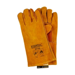 Купить Краги спилковые пятипалые усиленные размер 14 STARTUL                                               