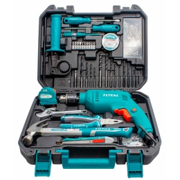 Купить Дрель ударная с набором инструмента TOTAL THKTHP1152 115 предметов                                  